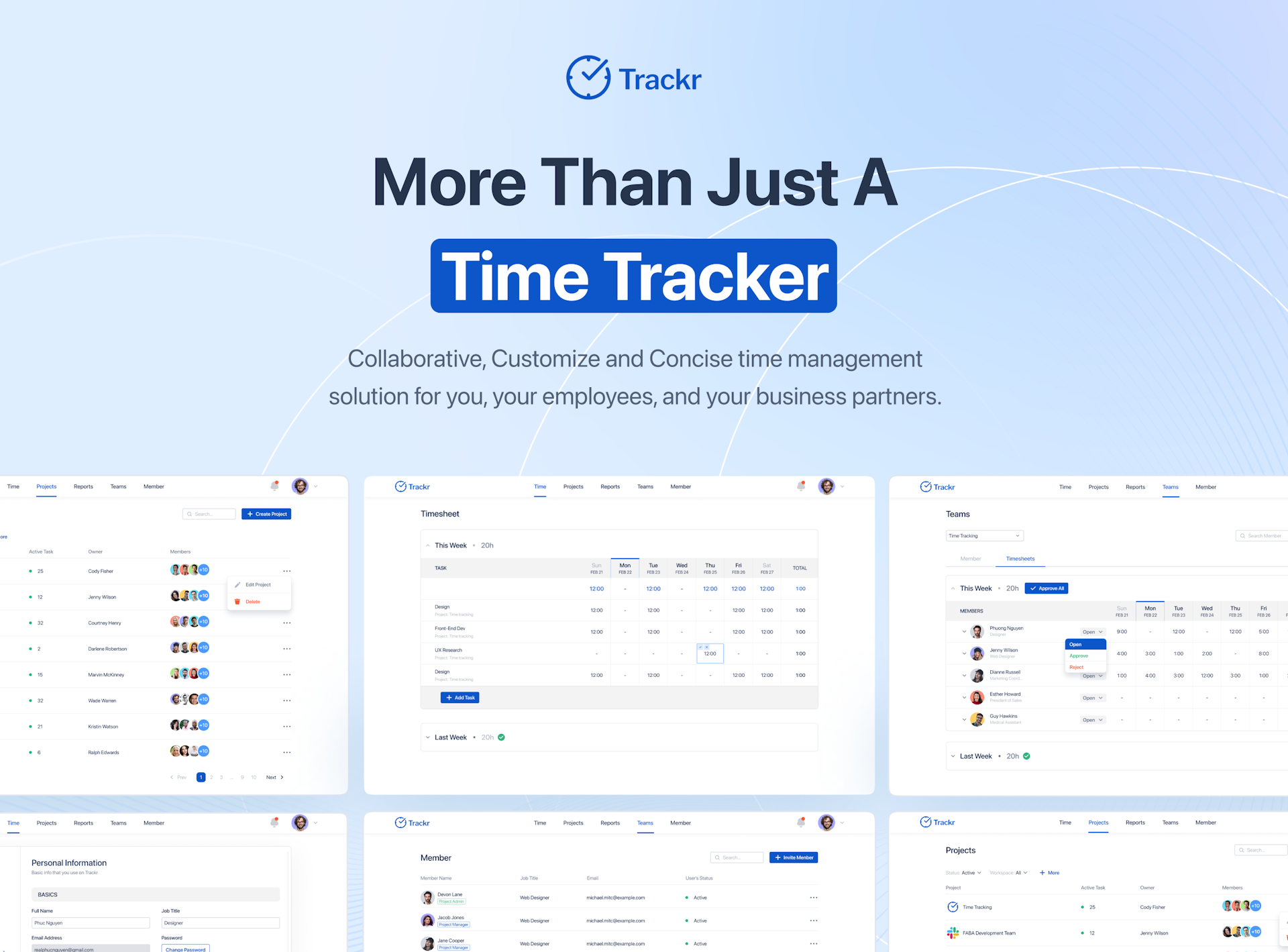 TimeTrackr - A Time Management Product That Does More